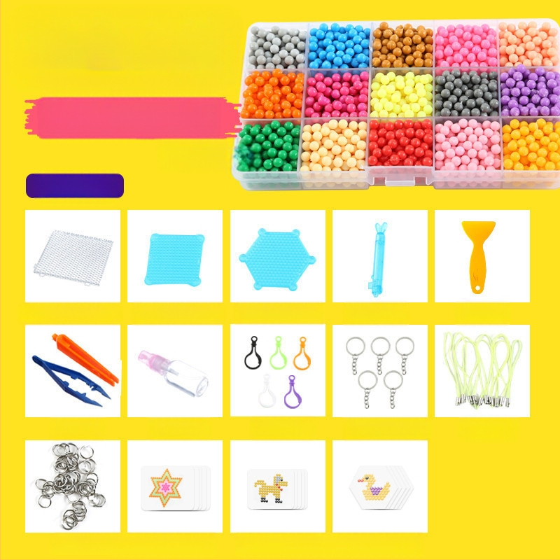 Mărgele magice cu ceață de apă, jucării cu mărgele lipicioase cu apă, potrivite pentru băieți și fete, jucării educaționale creative lucrate manual, DIY