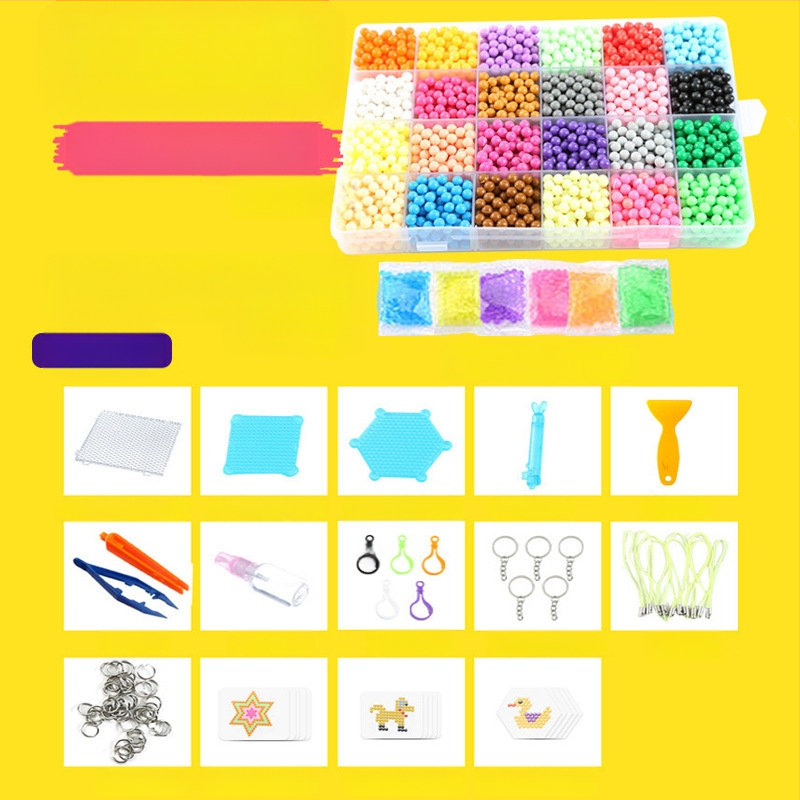 Mărgele magice cu ceață de apă, jucării cu mărgele lipicioase cu apă, potrivite pentru băieți și fete, jucării educaționale creative lucrate manual, DIY