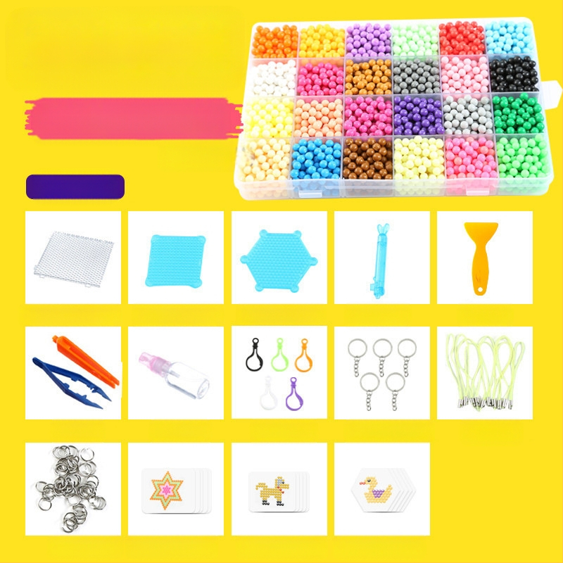 Mărgele magice cu ceață de apă, jucării cu mărgele lipicioase cu apă, potrivite pentru băieți și fete, jucării educaționale creative lucrate manual, DIY