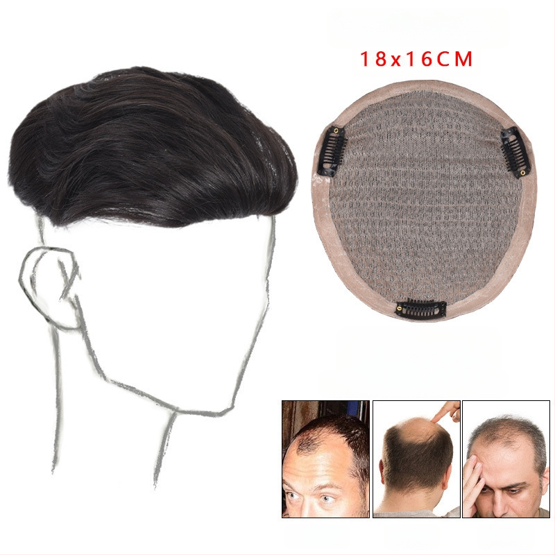 Amazoni lennukipea suur seljaparukas päris inimjuustest, mis katab kiilaspäist keskealistele ja eakatele, hingav ja mugav meeste puhkeplokk