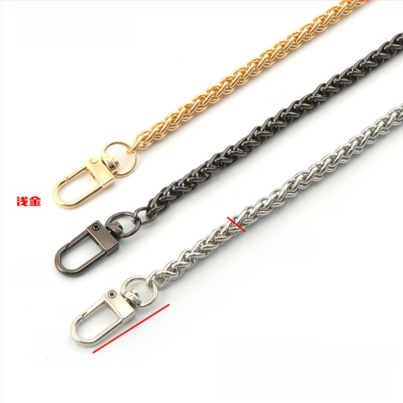 „Spot Lantern“ grandinėlės formos krepšys susuktos grandinėlės formos metalinė grandinėlė su vienu peties pakaitiniu krepšiu per petį