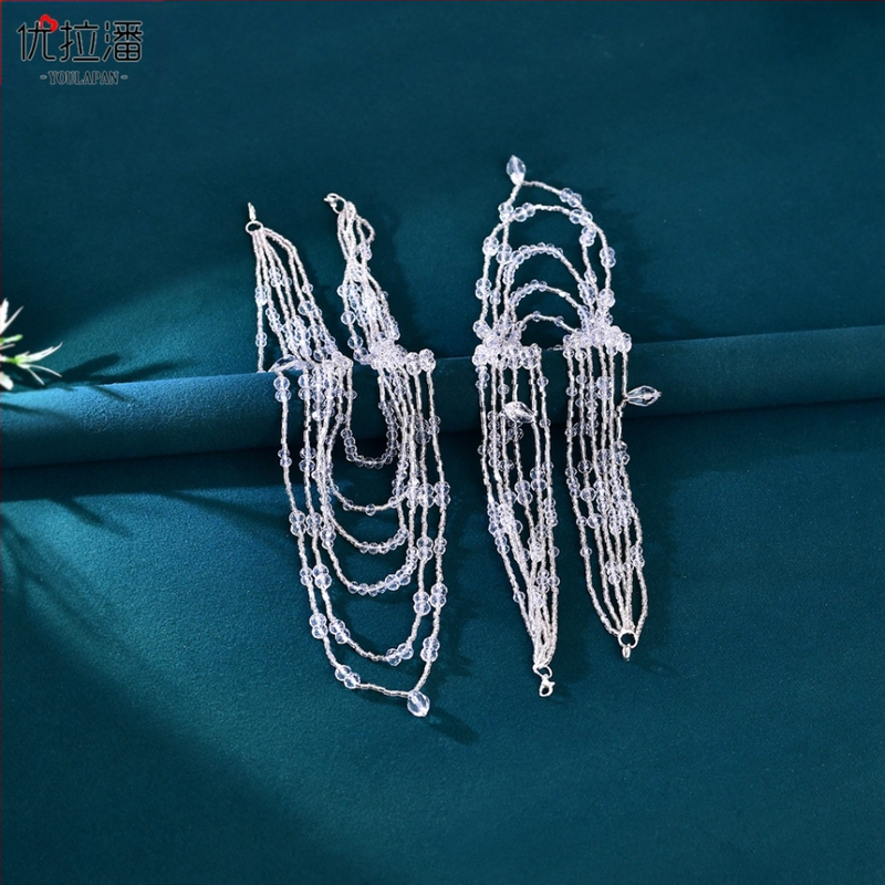 Ulapan Sg04 ekspordi kristallõlakett eemaldatav mitmekihiline tutiga ehe mitmeotstarbeline Euroopa ja Ameerika pruudiaksessuaar