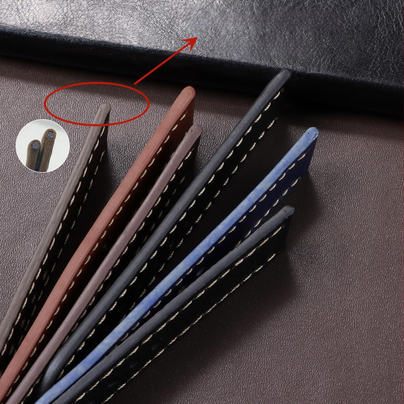 Paksu Dahai nahast rihmaga tavaline litšist rihm Huawei watch2pro kellarihmadele 20/22