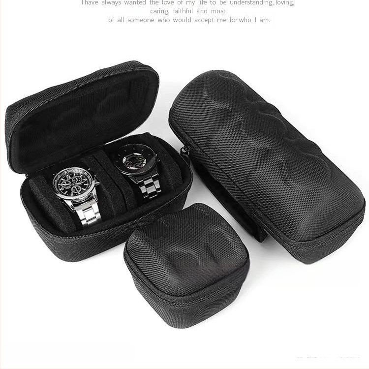 Gamykloje sandėlyje esanti tiesioginė EVA laikrodžių dėžutė 12345 kortelių laikymo krepšys rankinių laikrodžių pakuotė, atspari kritimams, smūgiams, nešiojama