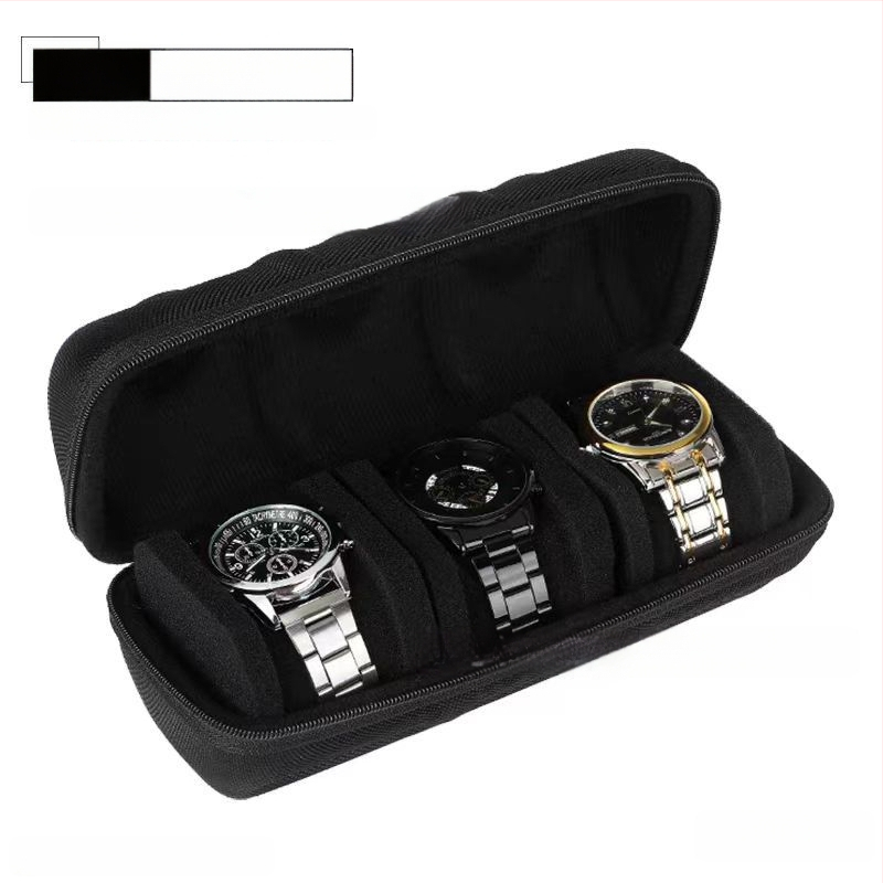 Gamykloje sandėlyje esanti tiesioginė EVA laikrodžių dėžutė 12345 kortelių laikymo krepšys rankinių laikrodžių pakuotė, atspari kritimams, smūgiams, nešiojama