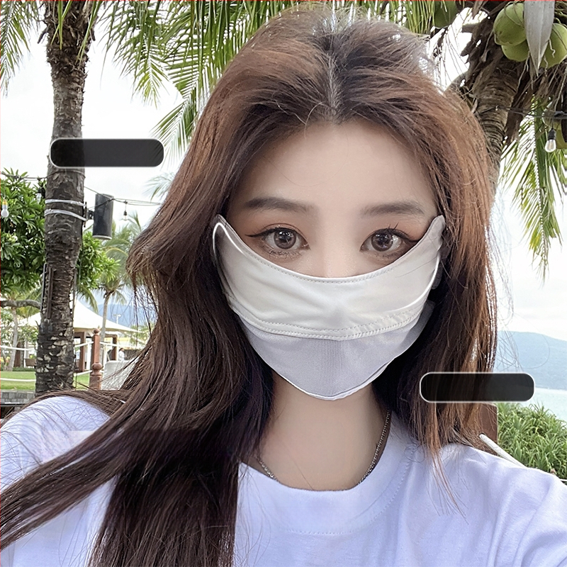 Akių apsauga kampinė, kvėpuojanti, moteriška kaukė, apsauga nuo UV spindulių, vasarinė, plono tinklelio, apsauga nuo saulės, viso veido, apsauga nuo saulės, trimatė kaukė