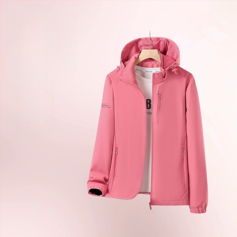 Pavasara un rudens vīriešu un sieviešu jakas, plānas āra vēja un ūdensnecaurlaidīgas liela izmēra pāru ikdienas jakas, alpīnisma jakas