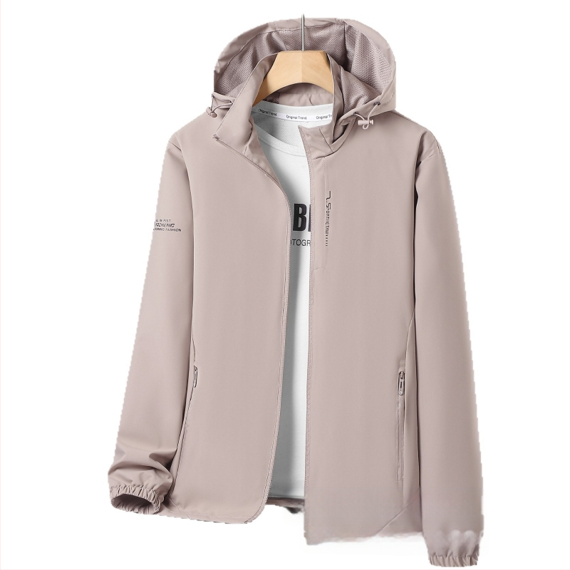 Pavasara un rudens vīriešu un sieviešu jakas, plānas āra vēja un ūdensnecaurlaidīgas liela izmēra pāru ikdienas jakas, alpīnisma jakas