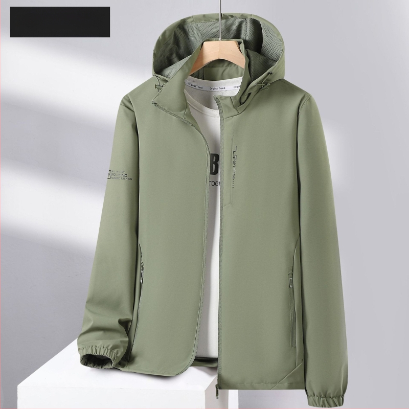 Pavasara un rudens vīriešu un sieviešu jakas, plānas āra vēja un ūdensnecaurlaidīgas liela izmēra pāru ikdienas jakas, alpīnisma jakas