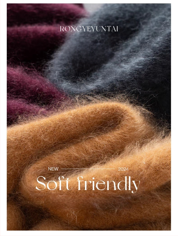 [Serie Fleece] Pulover din cașmir periat fără cusături, 5% cașmir, 95 lână, cu guler rotund/decolteu în V, 25 de ani nou