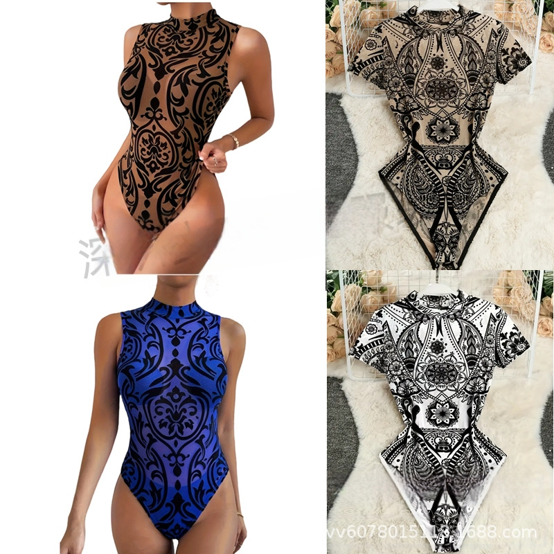 Ευρώπη και Ηνωμένες Πολιτείες διασυνοριακό καυτό Halloween νέο καυτό κλόουν τρόμου cos γυναικείο ολόσωμο στενό μαγιό