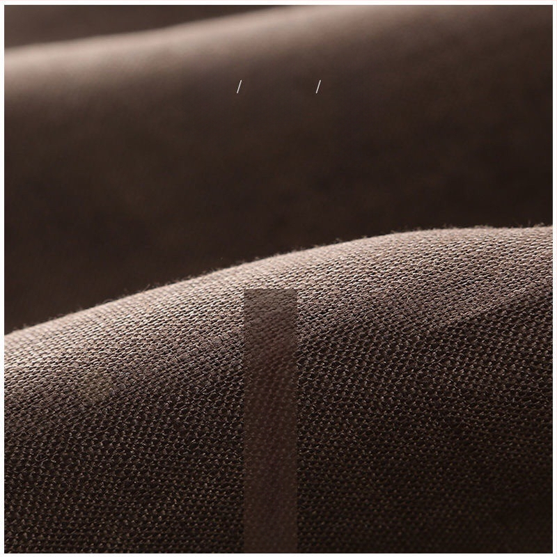 Pamučna i lanena tanka lepršava suknja 2025. Novi stil, umjetnička retro jednostavna široka suknja, suknja za mršavljenje srednje duljine za žene