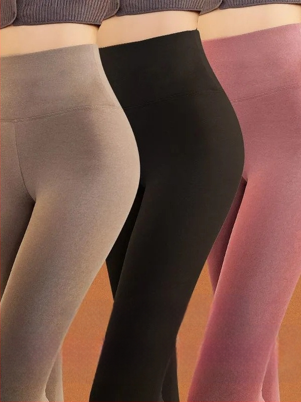 Őszi és téli sokoldalú, kétoldalas, meleg bársony leggings, magas derekú, női hasösszehúzó, csípőemelő, karcsúsító, kényelmes hosszú alsónadrág