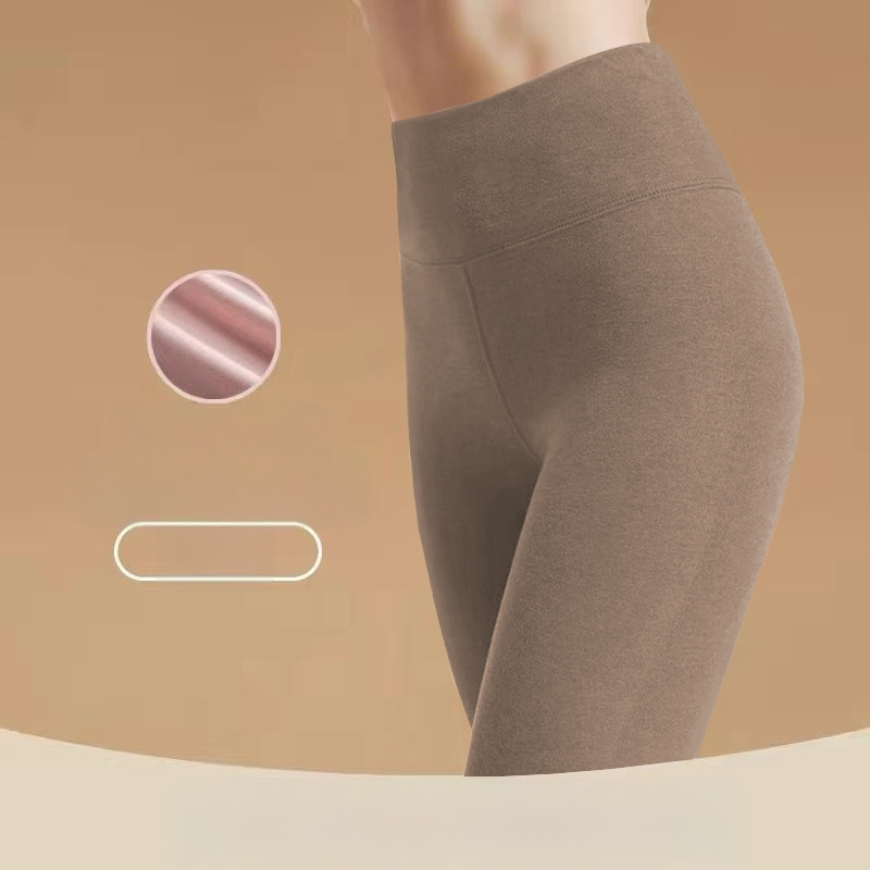 Őszi és téli sokoldalú, kétoldalas, meleg bársony leggings, magas derekú, női hasösszehúzó, csípőemelő, karcsúsító, kényelmes hosszú alsónadrág