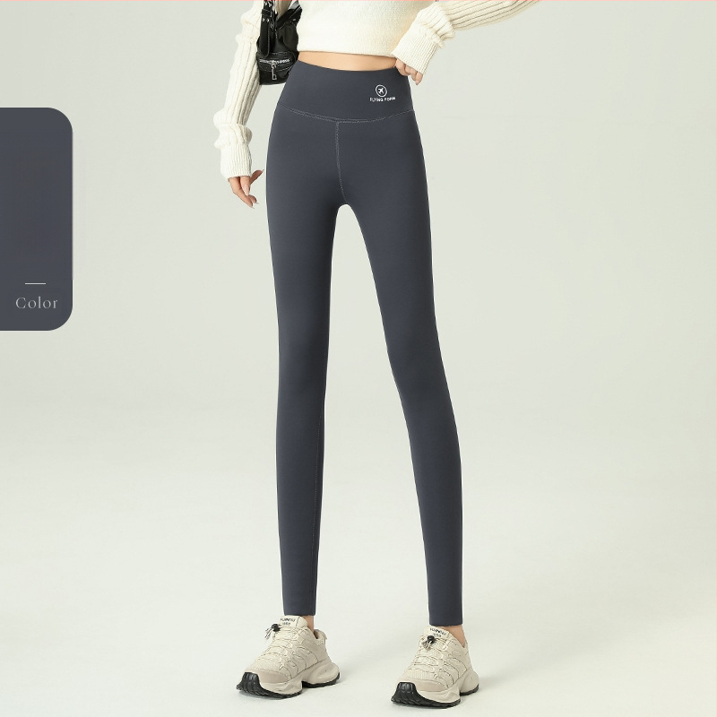 polár bélésű cápanadrág női téli hasat emelő csípő Barbie nadrág magas derekú lélegző plus size jóga alsó szűk nadrág külső viseletre