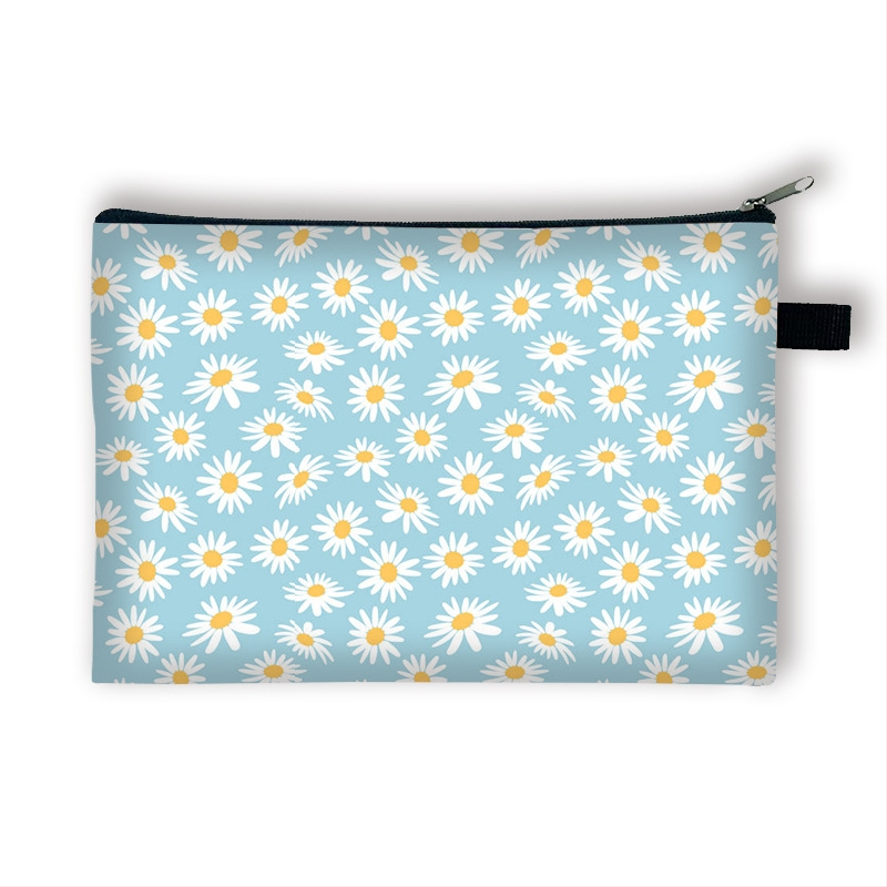 Új, kis virágos pénzérmetartó gyerekeknek, nagy kapacitású, egyszerű és luxus kulcskártya-tartó, hordozható táska lányoknak