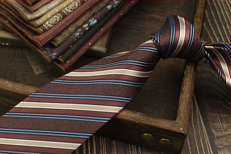 Színes 8 cm-es nyakkendő Férfi üzleti retró öltöny kiegészítők Esküvői műsorszóró mindennapi viselet ruha munkagallér