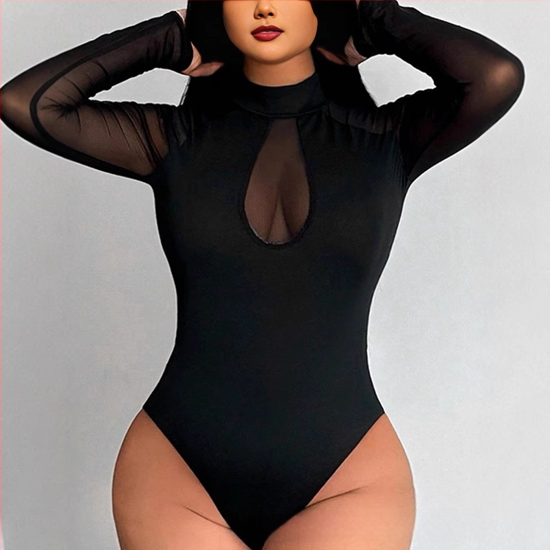 Európa és az Egyesült Államok határokon átnyúló külkereskedelme 2025 új plus size varrásos hálós divatos szexi overál Amazon szexi