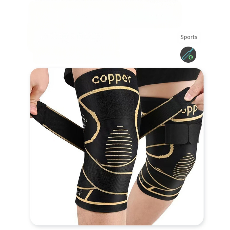 Rézion térdvédő sport térdvédő lovaglás hegymászás kosárlabda lélegző térdvédő gyűrű kompressziós pánt térdvédő védő