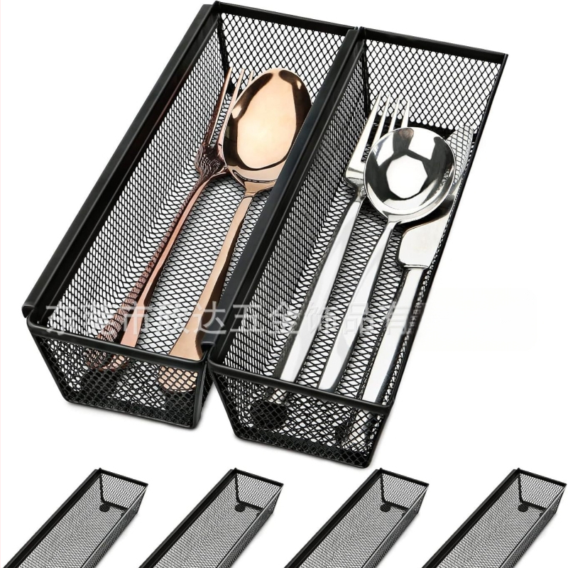 Metalinis geležinis tinklelis biuro studentų laikymo tinkleliui, stalviršio laikymo dėžė virtuvės stalo reikmenims, raštinės reikmenų laikymo dėžė