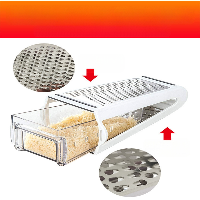 Daugiafunkcinė sūrio ir sviesto tarka virtuvės įtaisas Dvipusė vertikali bulvių sūrio tarka daržovėms ir vaisiams