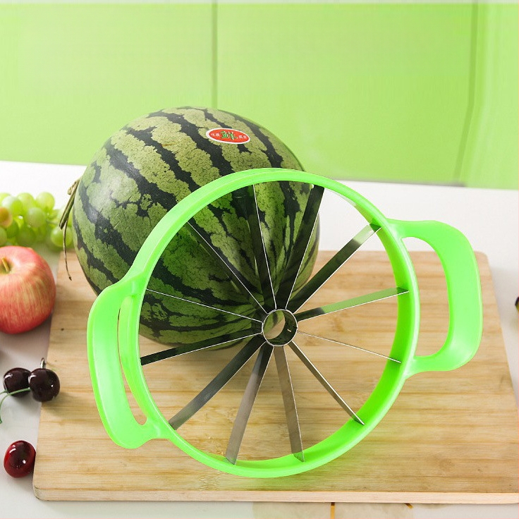 Didelis arbūzo pjovimo įrankis Nerūdijančio plieno vaisių daliklis Buitinis arbūzo pjaustyklės pjaustyklės daliklis Didmeninė prekyba