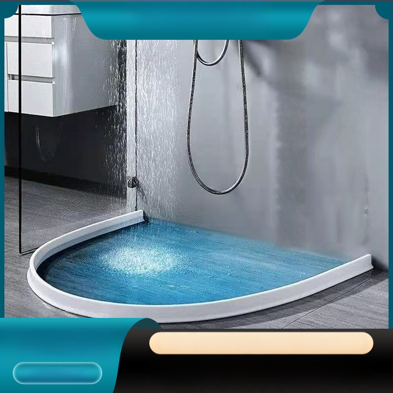 Silikoonist painduv veetõke vannitoa artefakti veekindel barjäär tualeti veetõke duširuumi veetõke põrandabarjäär