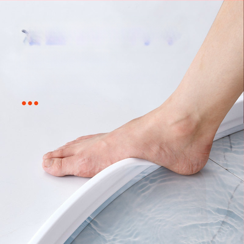 Vandens barjeras tualetui, vonios kambariui, lankstus dušo kambario vandens barjeras, sausai ir šlapiai atskirianti juosta, lipni vandens barjero juosta