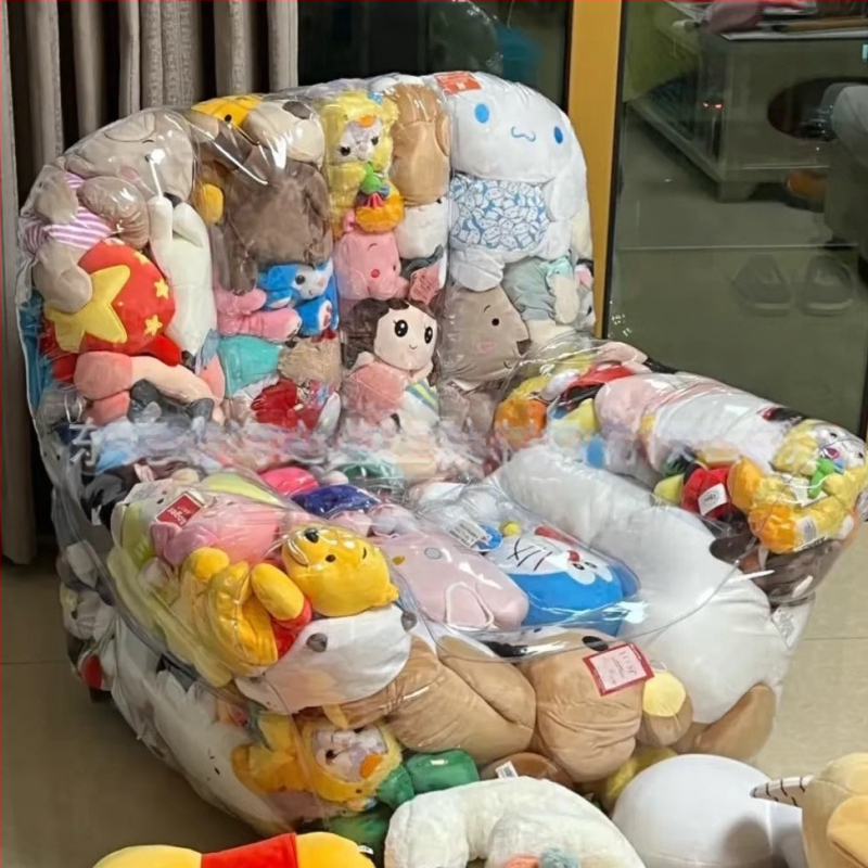 Pripučiama sofa, nešiojama lauke, permatoma pripučiama kėdė, fotografijos rekvizitai, vienvietės dekoratyvinės dekoracijos