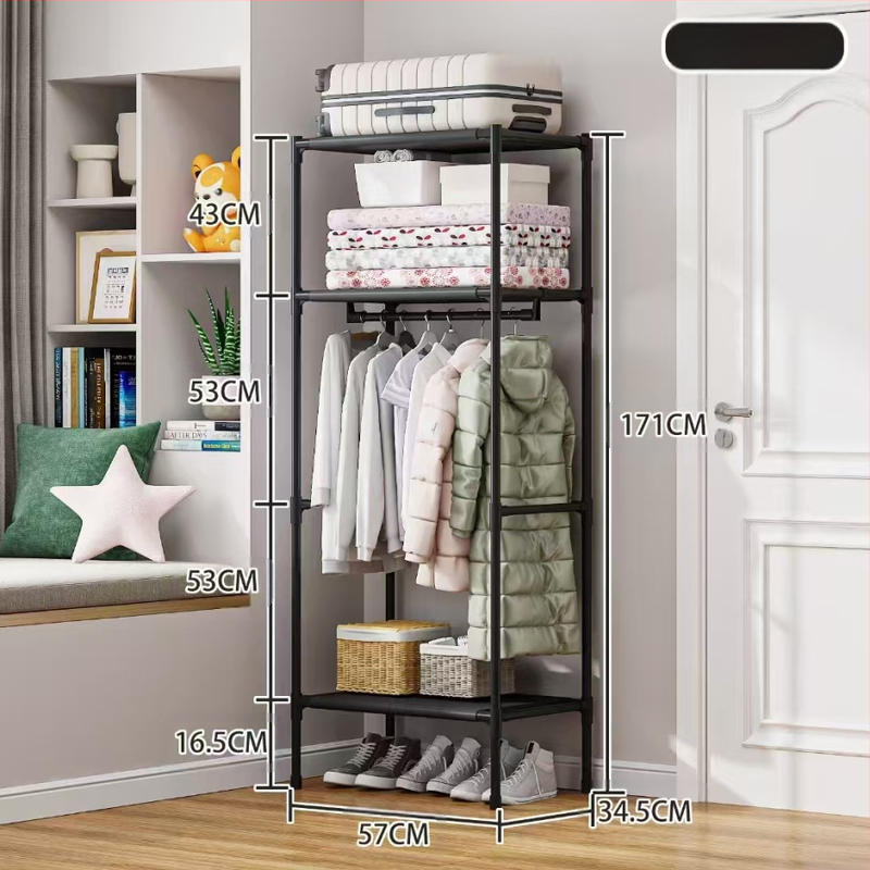 Piiriülesed plahvatused Multifunktsionaalne riidepuu riidepuu magamistoa põrandale tasuline riiul lihtne riidepuu hoiuruum