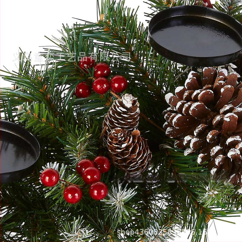 Νέο Χριστουγεννιάτικο Πτυσσόμενο Στεφάνι Κηροπήγιου, Στολίδια Κεριών, Χριστουγεννιάτικες Διακοσμήσεις, Χριστουγεννιάτικη Σκηνή, Στολίδια