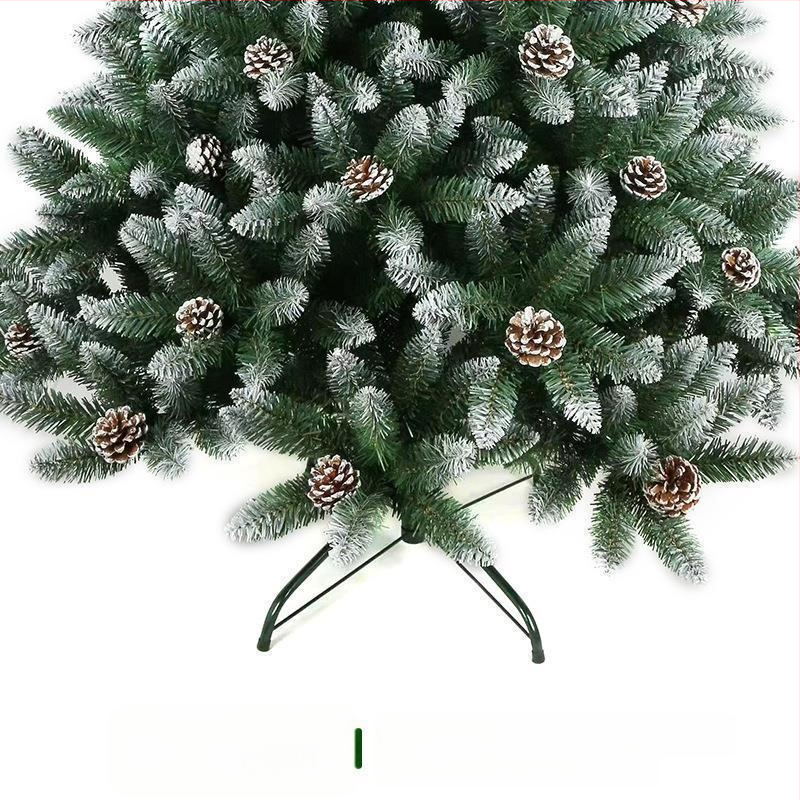 Χριστουγεννιάτικο δέντρο με μυτερή επίπεδη κεφαλή PVC με σπρέι, λευκό χριστουγεννιάτικο δέντρο με κόκκινο κώνο, χριστουγεννιάτικο δέντρο με κρύσταλλα, στολίδια δαπέδου από κουκουνάρι