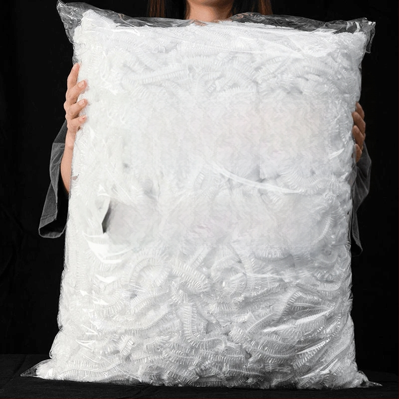 Plastikinė plėvelė, sutirštinta vienkartinė šviežio laikymo maišelio dulkėms atspari likusių ryžių dubenėlio danga