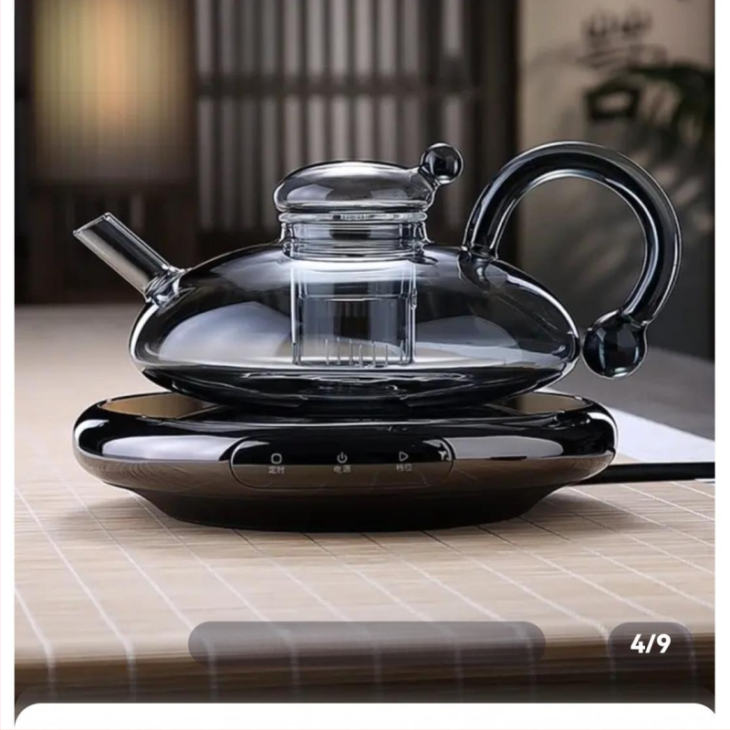 Xiaozuo Ултратънка електрическа керамична печка Z8 Малка мини печка за чай Домакинска интелигентна топлоизолация Електрическа керамична печка за чай