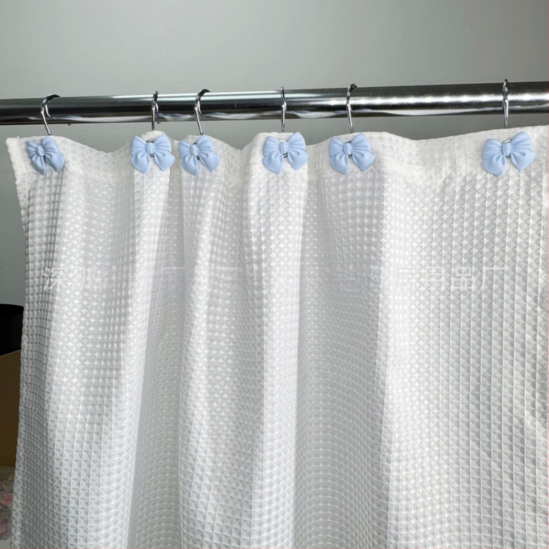 Határokon átnyúló, nagy eladású Amazon Temu Xiyin elegáns, új, gyantából készült, dekoratív zuhanyfüggöny-kampó