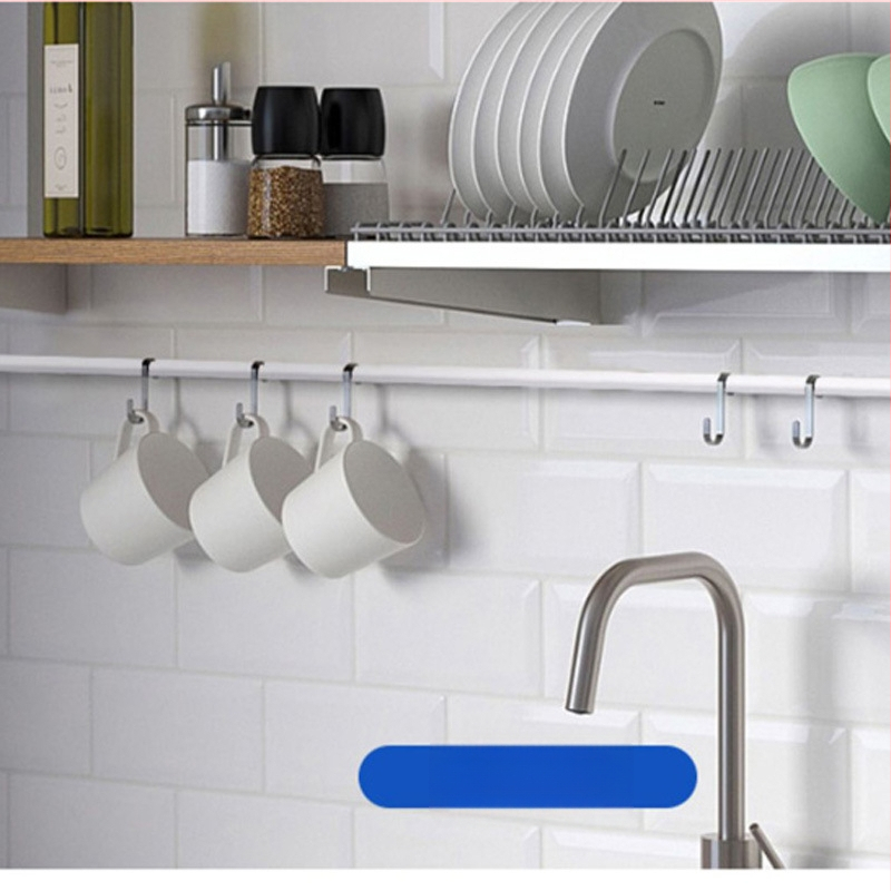 Drabužių spintos petnešos užuolaidų strypas tualeto durų užuolaidos susitraukiantys drabužiai pakabinamas rankšluostis drabužių pakabinimo strypas