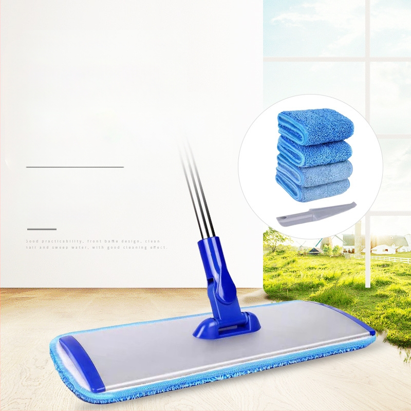 Piiriülene alumiiniumisulamist lame mopp, käsitsi pestav, puhas, plaadid, puitpõrandad, pöörlev märg ja kuiv mopp laiskadele inimestele