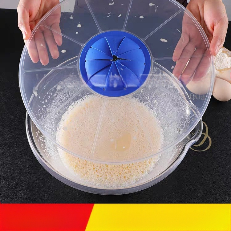 Tojáshaverő fröccsenésgátló fedél tojáshabverő speciális fröccsenésgátló kereskedelmi tojásfehérje habtejszín fedél tojássütő eszköz