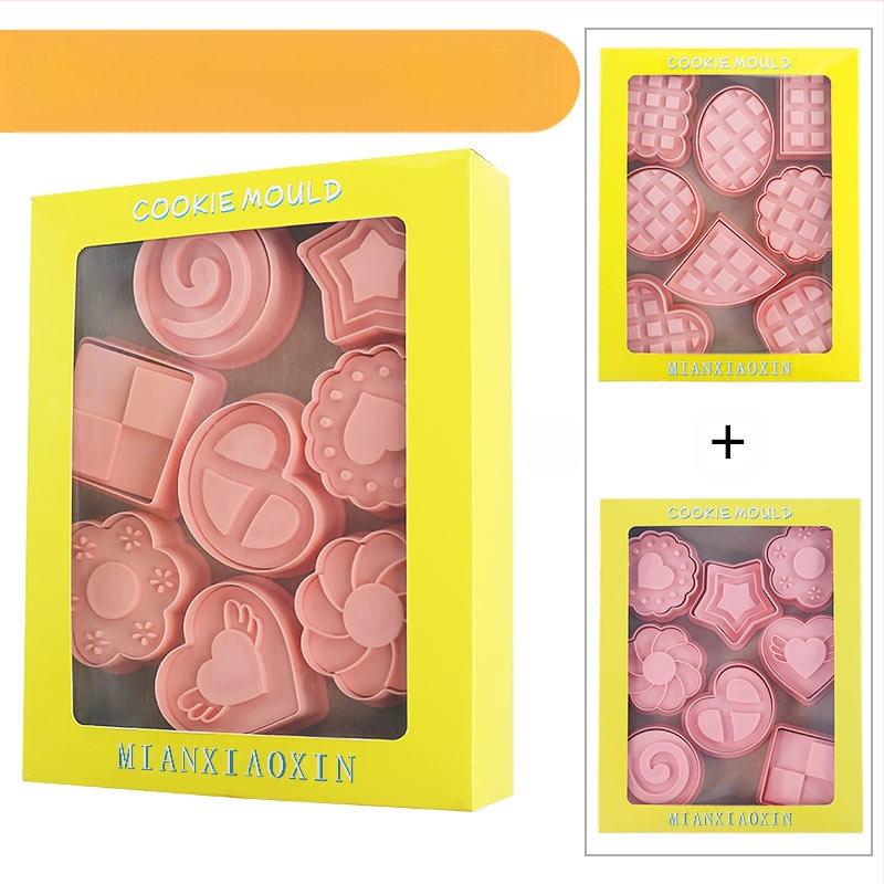 [Σετ 16 τεμαχίων] Φόρμα βάφλας για σάντουιτς με κρέμα, μαρμελάδα, φόρμα κοπής μπισκότων, δίπλωμα φόρμας ψησίματος