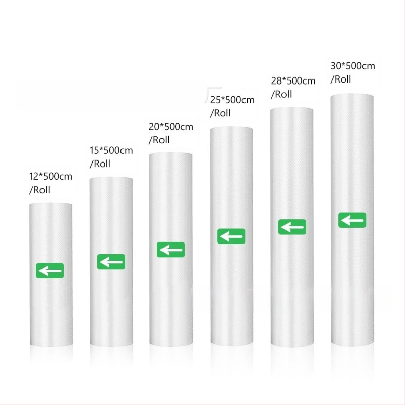 Vakuuminis sandarinimo ritininis maišelis buitiniam vakuuminiam maišeliui, šviežiai laikončiam sandariam maišeliui, maistiniam koekstruzijos būdu pagamintai naujai medžiagai