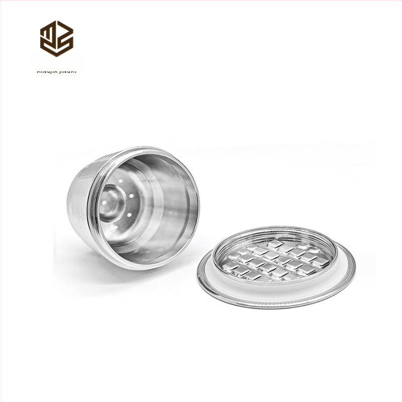 Gyárilag testreszabott, kompatibilis Nestlé rozsdamentes acél kávékapszula-pohár Nespresso keringető töltőpohár szűrőhéj