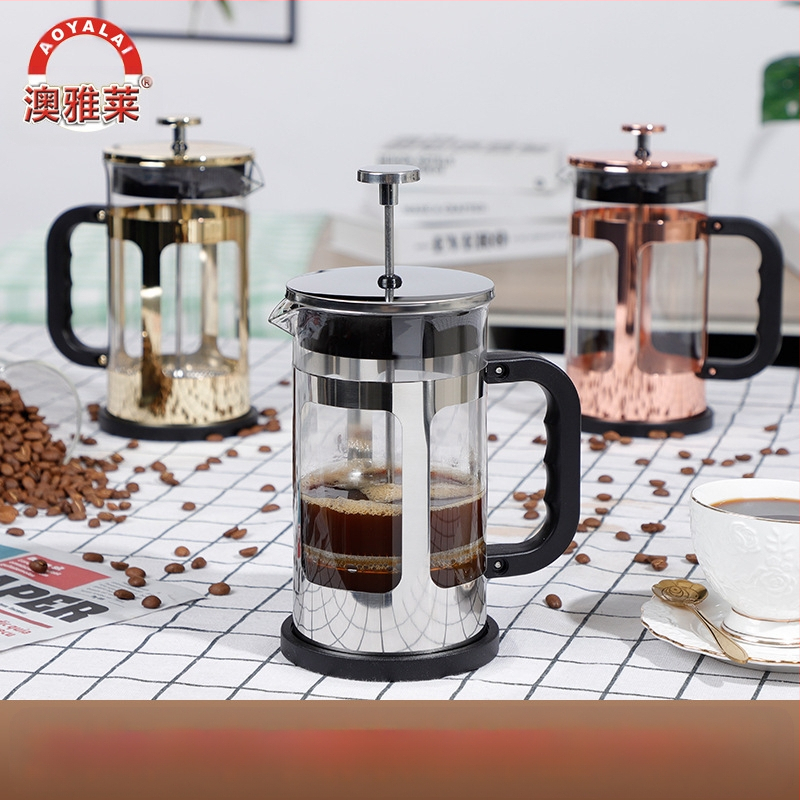 Käsitsi pruulitud kohvikann majapidamises kasutatava kohvifiltri teekomplekt kohvifiltri prantsuse presskannu hulgimüük