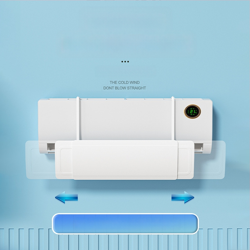 2025. aasta uus kliimaseadme esiklaasi õhu väljalaskeava spetsiaalne deflektor otsese õhuvoolu tõkestamiseks, seinale kinnitatav universaalne ülekandetuule suunaja
