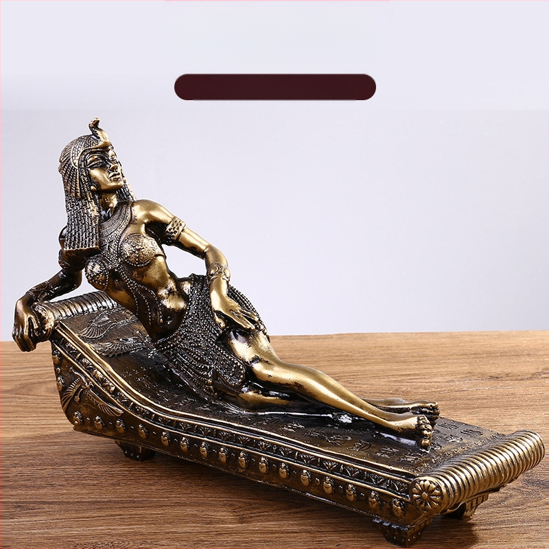 Határokon átnyúló, európai stílusú új retró Csipkerózsika díszek, réz-gyanta utánzatú kézműves termékek, nappali lakberendezési gyártó díszei