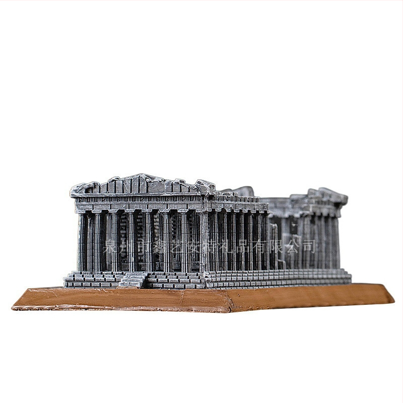 Ókori görög történelmi építészet Athén Akropolisz modell Európai építészet otthon nappali dekoráció klasszikus dekoratív kézművesség