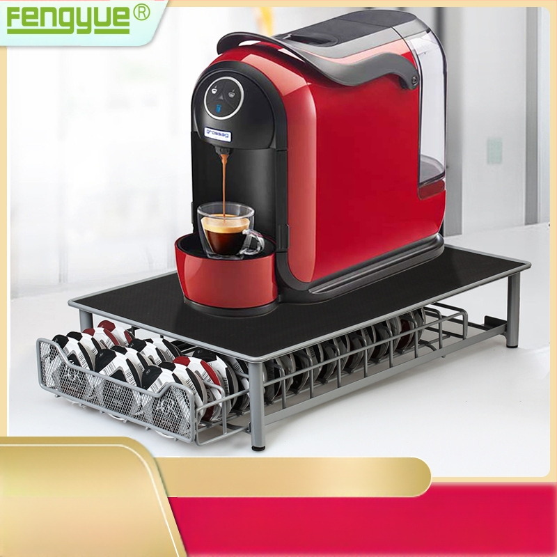 Fengyue kreatív otthoni tárolódoboz, fiókos, Tassimo kávékapszula-tartó, Bosch kávéfőző talp, luxus
