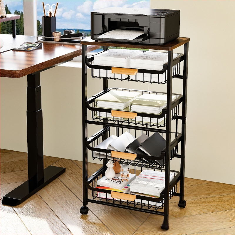 Irodai asztali irattároló állvány, padlótároló szekrény, nyomtatótároló állvány, mozgatható adatfájl-rendezés, rétegezés
