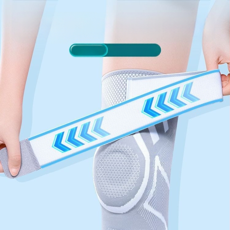 Orvosi térdvédők, Professzionális meniszkuszvédők, Kosárlabda lábvédők, Kerékpározáshoz, Vékony, Lélegző és Könnyű