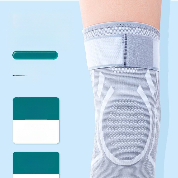 Orvosi térdvédők, Professzionális meniszkuszvédők, Kosárlabda lábvédők, Kerékpározáshoz, Vékony, Lélegző és Könnyű