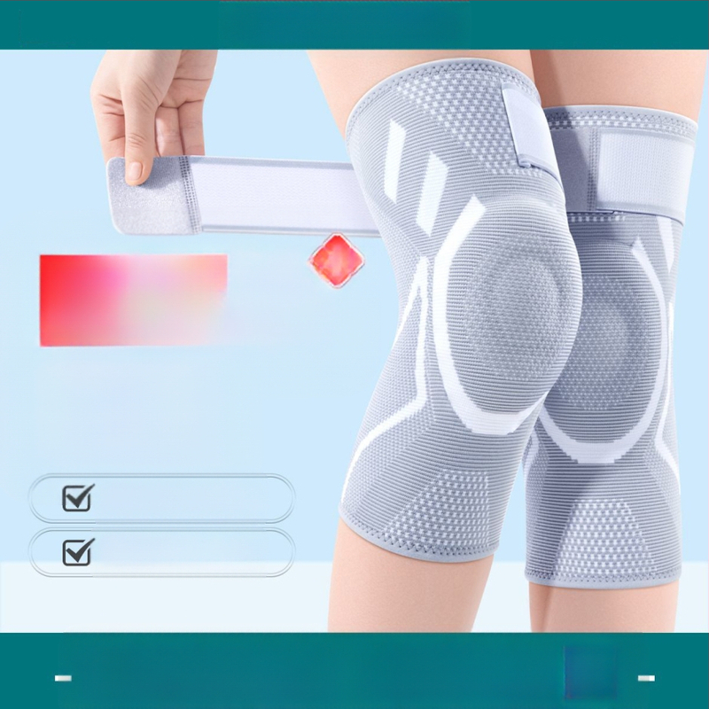 Orvosi térdvédők, Professzionális meniszkuszvédők, Kosárlabda lábvédők, Kerékpározáshoz, Vékony, Lélegző és Könnyű
